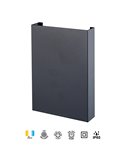 Aplique exterior LED luz arriba/abajo HUEZ IP65 5+5W 3000K 800lm negro/blanco/corten 180x125 mm