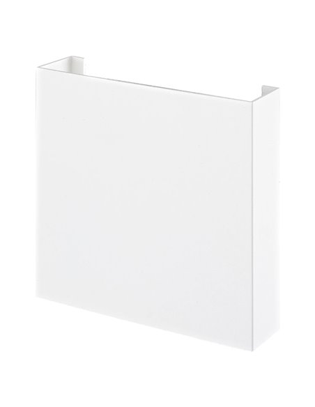Luminária de parede exterior HUEZ LED IP65 5 W 3000 K 400 lm, em preto, branco ou aço corten, 125 x 125 mm