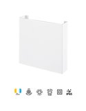 Aplique exterior HUEZ LED IP65 5W 3000K 400lm negro, blanco o corten 125x125 mm
