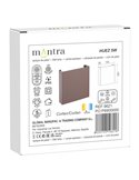 Aplique exterior HUEZ LED IP65 5W 3000K 400lm negro, blanco o corten 125x125 mm