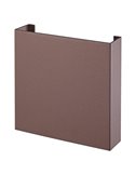 Aplique exterior HUEZ LED IP65 5W 3000K 400lm negro, blanco o corten 125x125 mm