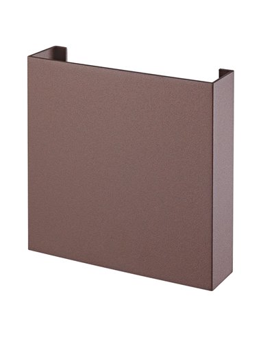 Aplique exterior HUEZ LED IP65 5W 3000K 400lm negro, blanco o corten 125x125 mm