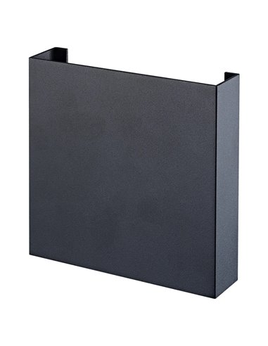 Aplique exterior HUEZ LED IP65 5W 3000K 400lm negro, blanco o corten 125x125 mm