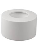 Plafón de superficie CABRERA LED 7W 3000K 540lm blanco o arenado Ø107 mm