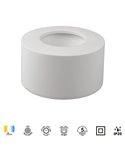 Plafonnier LED CABRERA 7W 3000K 540lm blanc ou sablé Ø107 mm