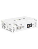 Empotrable doble BÁSICO GU10 blanco o negro, 2 bombillas GU10 LED (No Incl.) corte 165x85 mm
