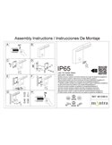ALPINE Sensor LED-Außenwandleuchte IP65 7W 3000K 590lm mit Bewegungsmelder Weiß oder Dunkelgrau