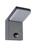 Aplique exterior ALPINE SENSOR LED IP65 7W 3000K 590lm con sensor movimiento Blanco o Gris Oscuro