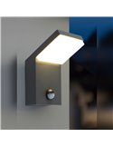 Applique murale extérieure LED ALPINE SENSOR IP65 7W 3000K 590lm avec détecteur de mouvement, blanc ou gris foncé