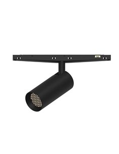 Projecteur LED MAGNETO MINI 7W 3000K 560lm noir 38° avec grille anti-éblouissement pour rail magnétique 48V IRC90