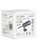 Foco de suelo LOGAN LED IP65 6W 3000K 525lm gris oscuro o negro Ø40x95 mm