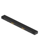 MAGNETO MINI schwarzer gerader Stecker für Magnetschienen 48 V 113,5 mm