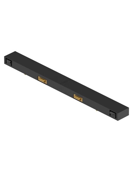 MAGNETO MINI schwarzer gerader Stecker für Magnetschienen 48 V 113,5 mm