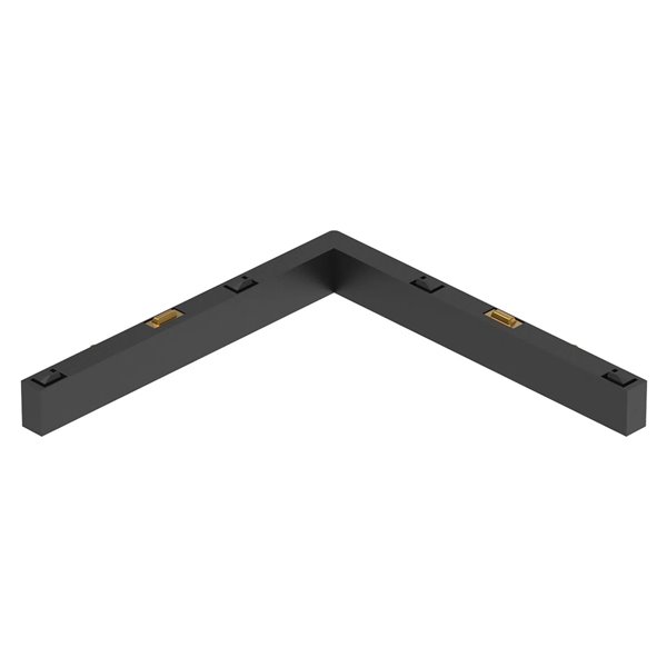 90°-Innen-L-Verbinder MAGNETO MINI Schwarz für 48V Magnetschiene 91,5x91,5 mm