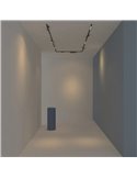 Mini LED linéaire MAGNETO 6W (310 mm) ou 12W (550 mm) 3000K 420lm-840lm noir