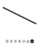 Lineal MAGNETO MINI LED 6W (310 mm) o 12W (550 mm) 3000K 500lm-975lm negro 36°