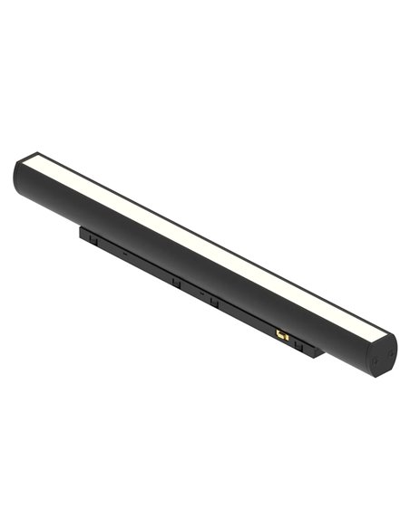 Mini LED linéaire orientable 360° MAGNETO 6W 3000K 420lm noir 244x19x33 mm IRC90