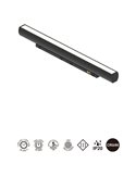 Mini LED linéaire orientable 360° MAGNETO 6W 3000K 420lm noir 244x19x33 mm IRC90