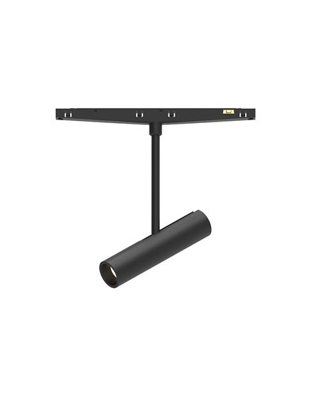 Projecteur LED MAGNETO MINI 5W 3000K 400lm noir 24° pour rail magnétique 48V IRC90