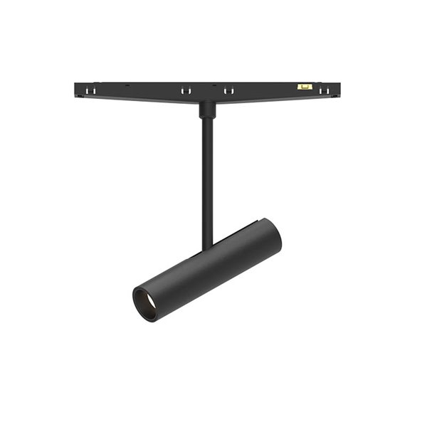 Foco MAGNETO MINI LED 5W 3000K 400lm negro 24° para carril magnético 48V CRI90