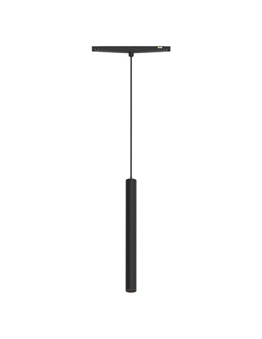Foco colgante MAGNETO MINI LED 5W 3000K 400lm negro 24° para carril magnético 48V CRI90
