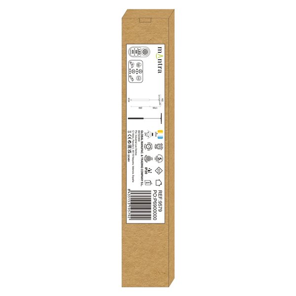 Luminária pendente MAGNETO MINI LED 5W 3000K 400lm preta 24° para trilho magnético 48V CRI90