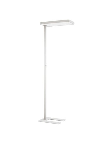 Lámpara de pie especial para estudio y oficinas MARSALA LED 55+45W 4000K 6250lm blanco regulable táctil