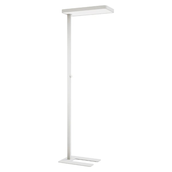 Lámpara de pie especial para estudio y oficinas MARSALA LED 55+45W 4000K 6250lm blanco regulable táctil