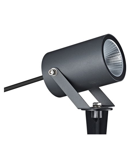 Piqueta QUEBEC LED 10W 3000K 1100lm IP65 30° negro, gris oscuro o corten CRI90