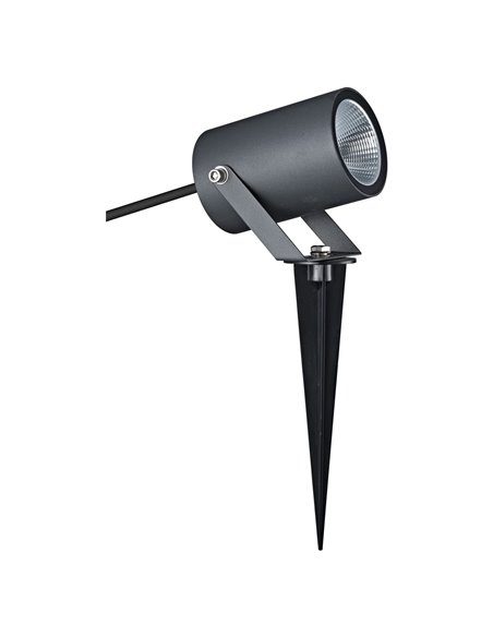Piqueta QUEBEC LED 10W 3000K 1100lm IP65 30° negro, gris oscuro o corten CRI90
