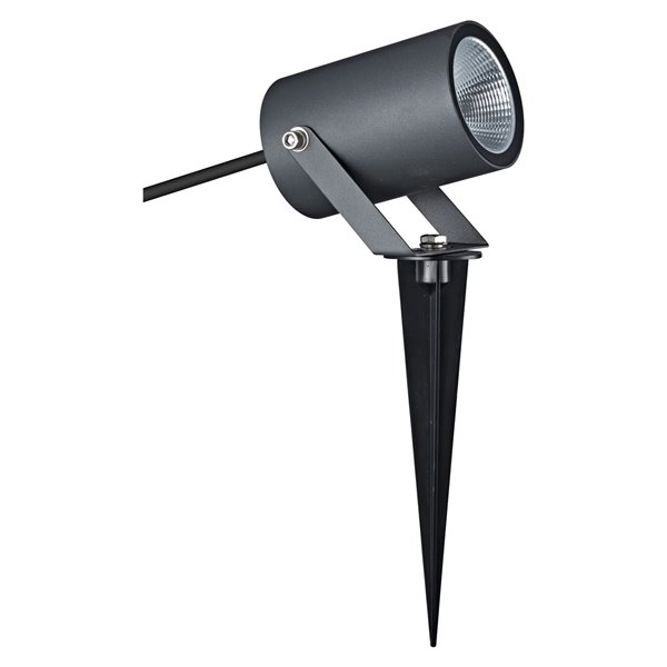 QUEBEC LED 10W 3000K 1100lm IP65 30° Erdspießleuchte, schwarz, dunkelgrau oder Cortenstahl, CRI90