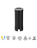 Spot encastrable de sol SHIKA LED 6W 3000K 375lm, acier inoxydable, Ø 4,6 cm, IP67