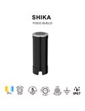 SHIKA LED 6W 3000K 375lm Einbau-Bodenstrahler, Edelstahl, Ø 4,6cm, IP67