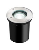 Foco empotrable de suelo ZERMAT GU10 acero inoxidable IP67 Ø108mm GU10 (No Incl.)