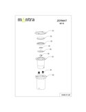 Refletor de piso embutido ZERMAT GU10, aço inoxidável, IP67, Ø108mm, GU10 (não incluído)