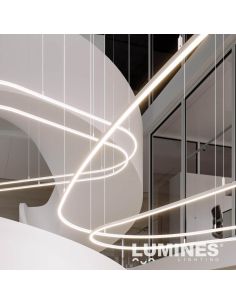 Flexibles Aluminiumprofil für LED-Streifen | LUMINES FLEXA 2,02 m, schwarz lackiert 2