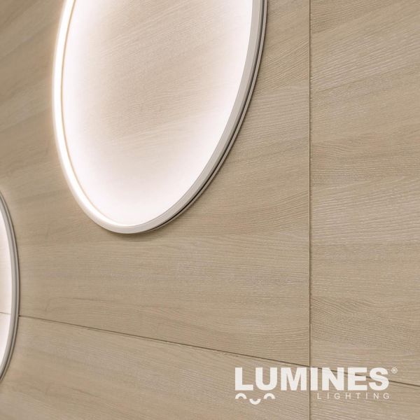 Perfil de alumínio flexível para fitas de LED | LUMINES FLEXA 2,02 m Preto Laqueado