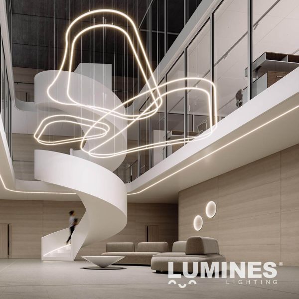 Flexibles Aluminiumprofil für LED-Streifen | LUMINES FLEXA 2,02 m, schwarz lackiert