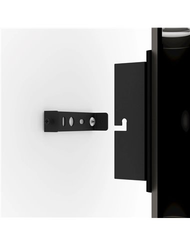 LED-Wandleuchte für Regale, schwarz, grau und braun, 13,2 W, 1360 lm, 3000 K, IP20, 310 mm