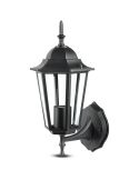 Aplique Exterior Negro E27 de Aluminio rustico | LeonLeds