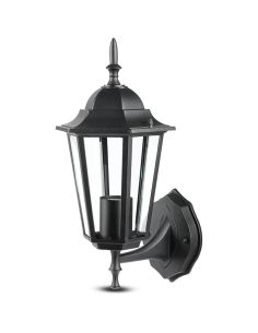 Aplique Exterior Negro E27 de Aluminio rustico | LeonLeds