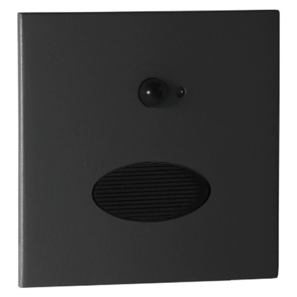 PROA SENSOR LED 3W 3000K 180lm Luminária de embutir para parede, branca, preta ou verde acinzentada