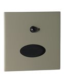 Bañador de pared PROA SENSOR LED 3W 3000K 180lm empotrable blanco, negro o gris verde