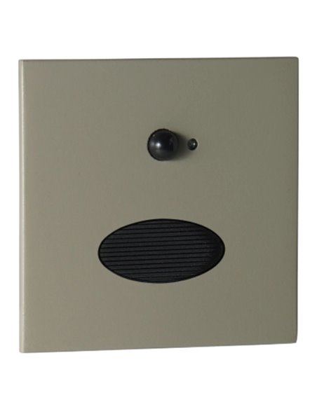 Bañador de pared PROA SENSOR LED 3W 3000K 180lm empotrable blanco, negro o gris verde