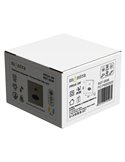 PROA SENSOR LED 3W 3000K 180lm Luminária de embutir para parede, branca, preta ou verde acinzentada