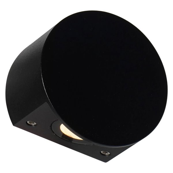 Refletor de parede redondo/quadrado SHELLA branco/preto 3W 3000K 180lm IP65