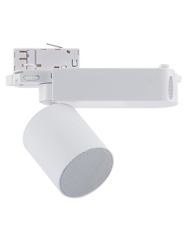 Altavoz Bluetooth para Carril Trifásico SPEAK Blanco/Negro 10W Bluetooth 5.4, 12Db