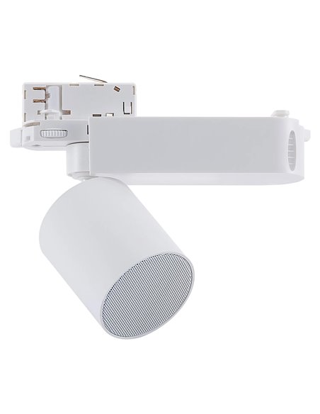Altavoz Bluetooth para Carril Trifásico SPEAK Blanco/Negro 10W Bluetooth 5.4, 12Db