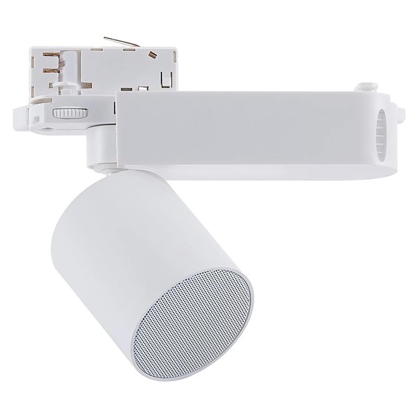 Enceinte Bluetooth SPEAK 10 W pour rail triphasé, blanc/noir, Bluetooth 5.4, 12 dB