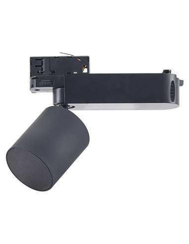 Enceinte Bluetooth SPEAK 10 W pour rail triphasé, blanc/noir, Bluetooth 5.4, 12 dB